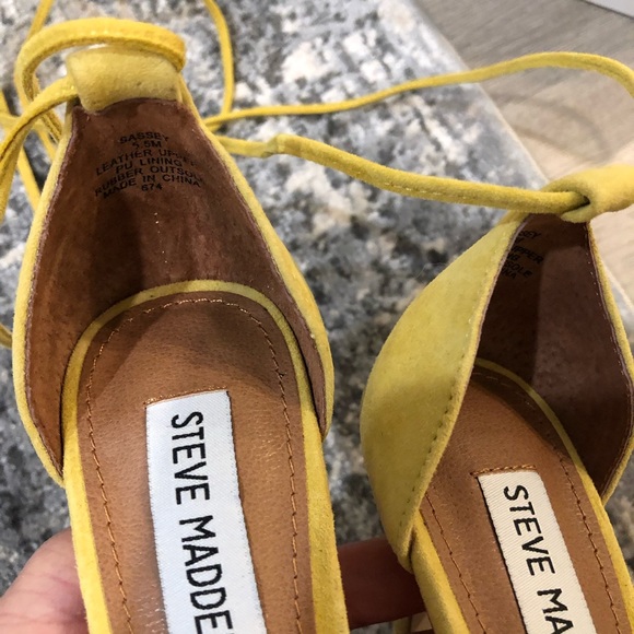 Suede lace up fringe stiletto - Picture 8 of 10